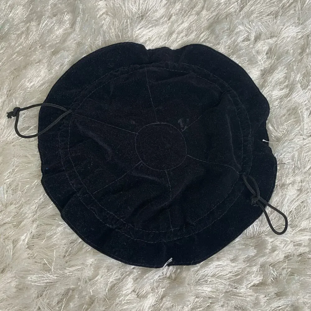 Vintage black velvet